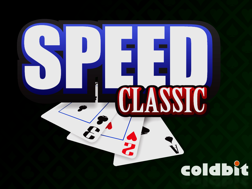 Speed Classic banner with playing cards and logo